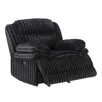 Homelegance  - Goodland Glider Reclining Chair in Black - 9577BK-1  view 8