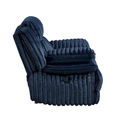 Homelegance  - Goodland Glider Reclining Chair in Blue - 9577BU-1  view 8