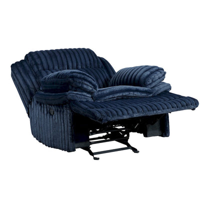 Homelegance  - Goodland Glider Reclining Chair in Blue - 9577BU-1  view 11