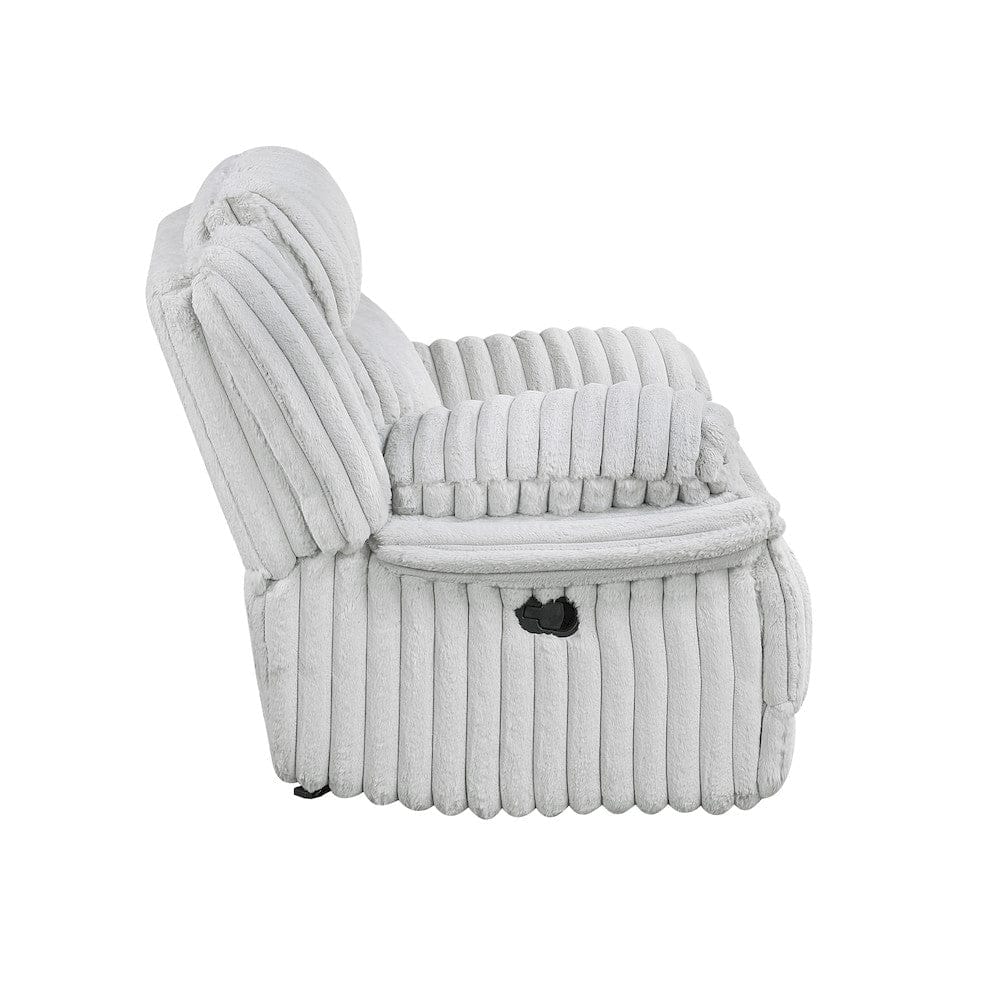 Homelegance  - Goodland Glider Reclining Chair in Gray - 9577GY-1  view 2
