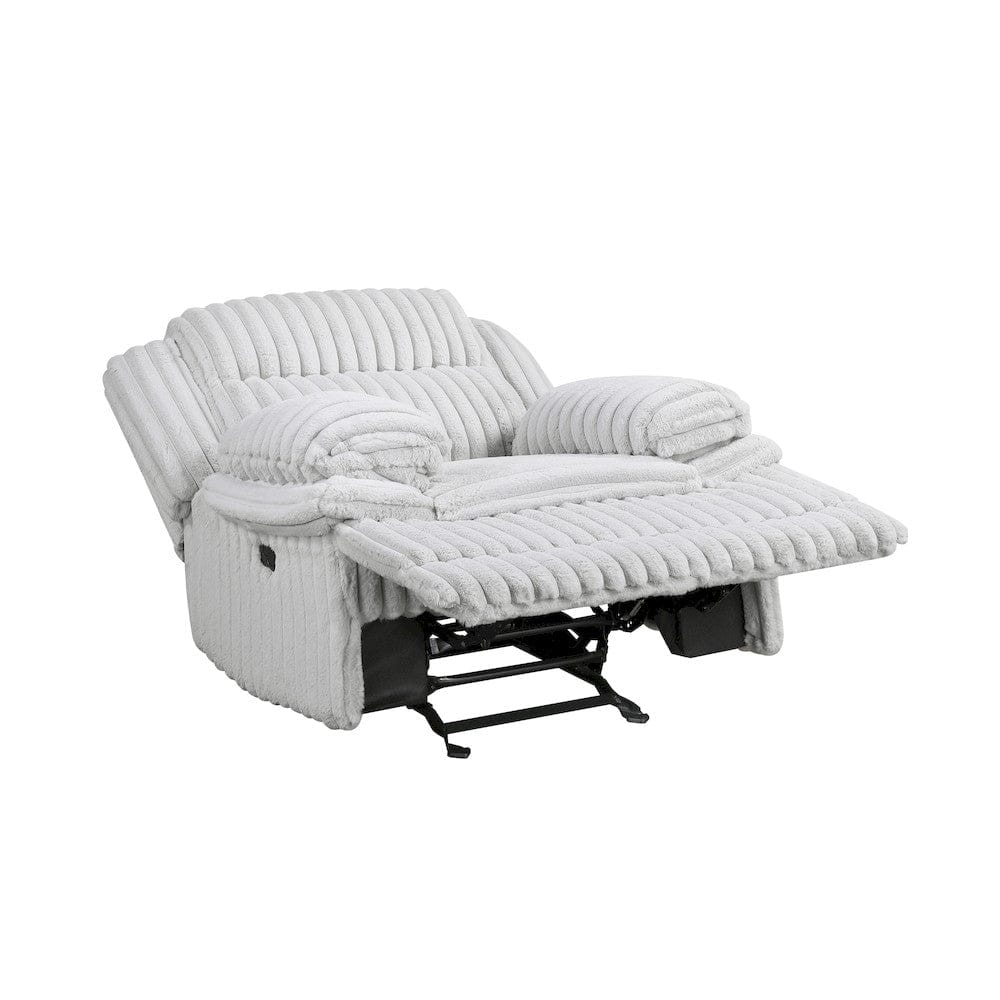 Homelegance  - Goodland Glider Reclining Chair in Gray - 9577GY-1  view 6