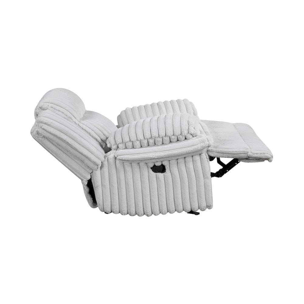 Homelegance  - Goodland Glider Reclining Chair in Gray - 9577GY-1  view 7
