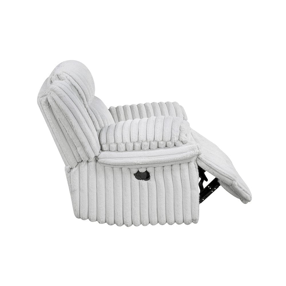 Homelegance  - Goodland Glider Reclining Chair in Gray - 9577GY-1  view 8