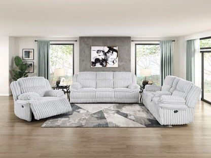 Homelegance  - Goodland Glider Reclining Chair in Gray - 9577GY-1  view 9
