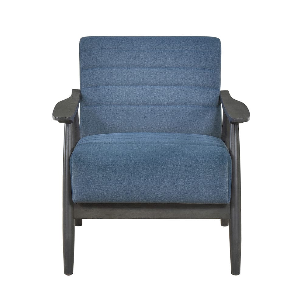 Homelegance  - Greeley Accent Chair in Blue - 1287BU-1  view 3