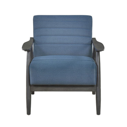 Homelegance  - Greeley Accent Chair in Blue - 1287BU-1  view 3