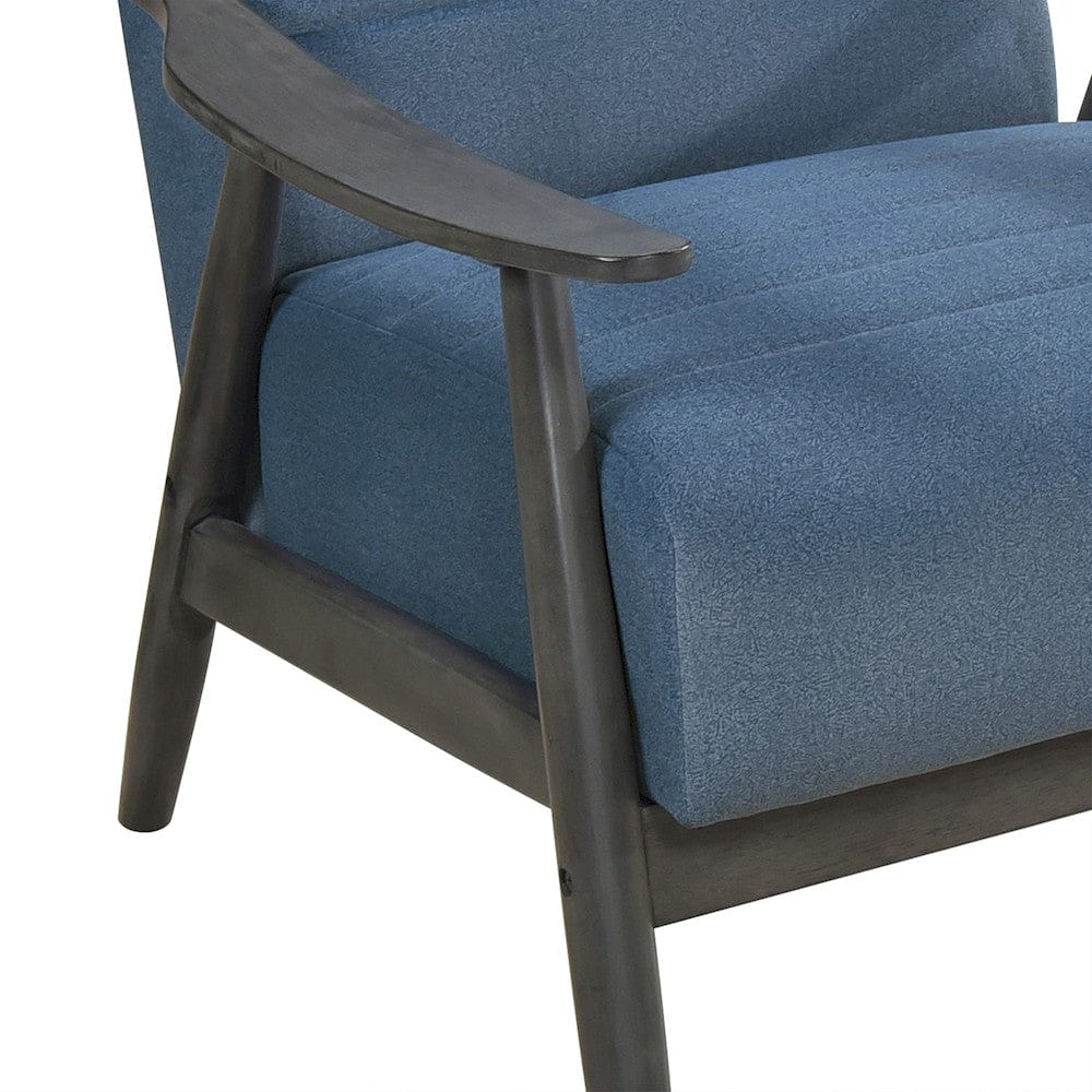 Homelegance  - Greeley Accent Chair in Blue - 1287BU-1  view 6