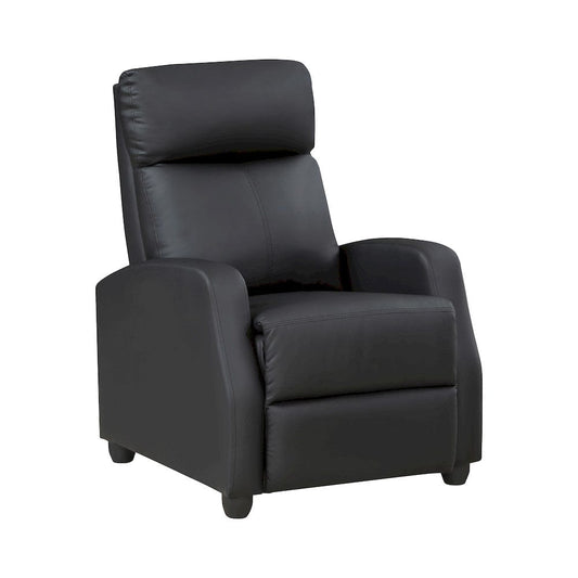 Homelegance  - Greenfield Push Back Reclining Chair in Black - 9420BK-1  view 1