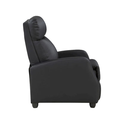 Homelegance  - Greenfield Push Back Reclining Chair in Black - 9420BK-1  view 4