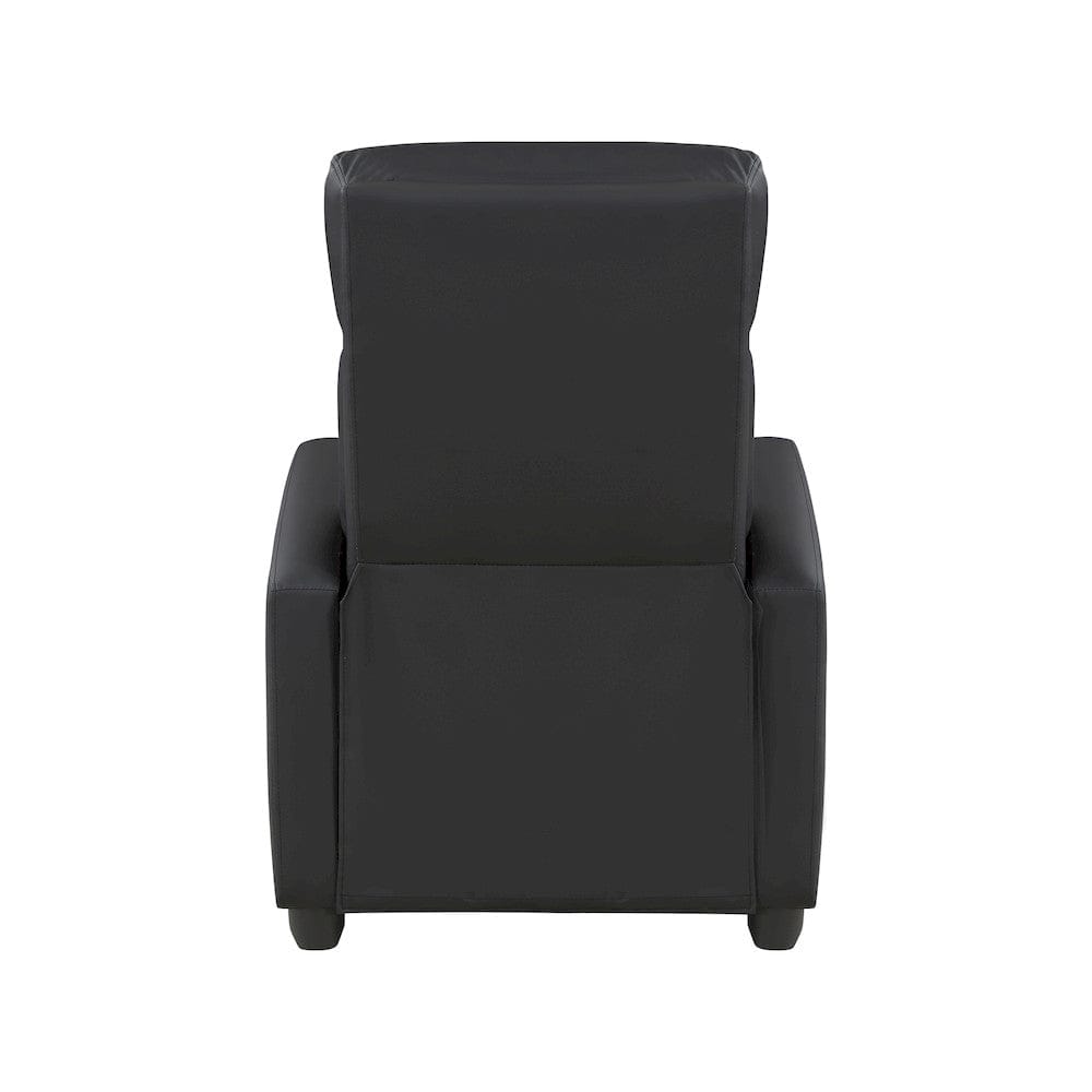 Homelegance  - Greenfield Push Back Reclining Chair in Black - 9420BK-1  view 5