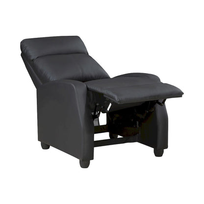 Homelegance  - Greenfield Push Back Reclining Chair in Black - 9420BK-1  view 6