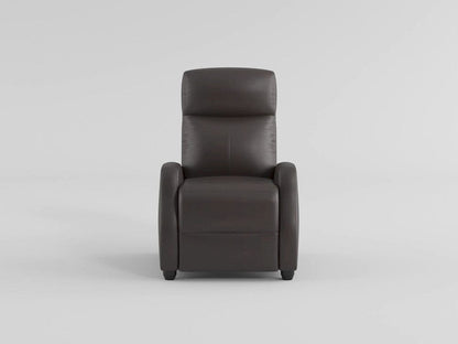 Homelegance  - Greenfield Push Back Reclining Chair in Black - 9420BK-1  view 9