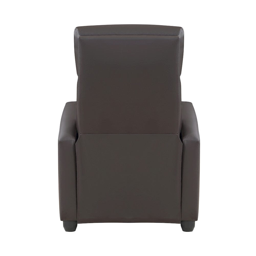 Homelegance  - Greenfield Push Back Reclining Chair in Dark brown - 9420DB-1  view 4