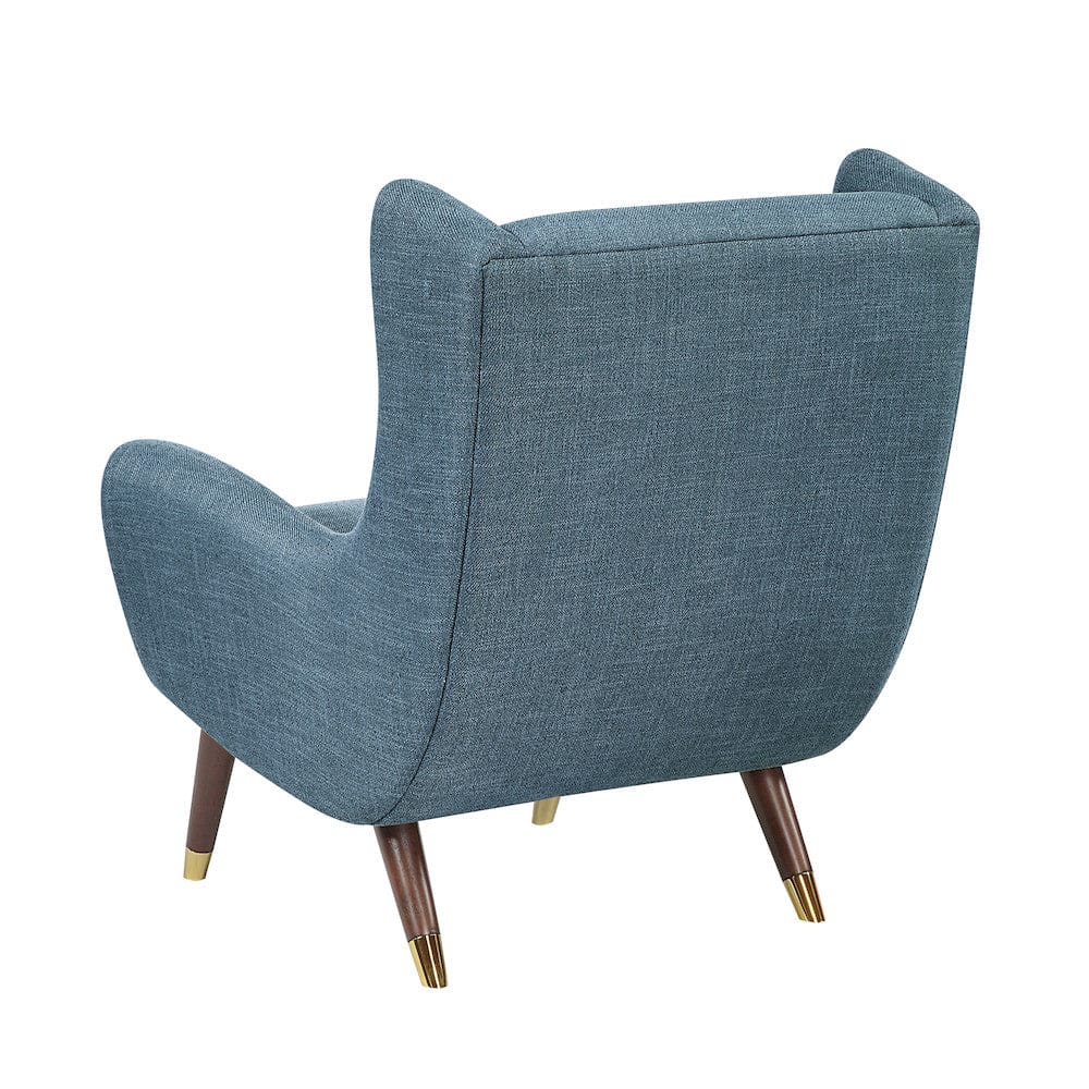 Homelegance  - Greta Accent Chair in Blue - 1098BUE-1  view 3