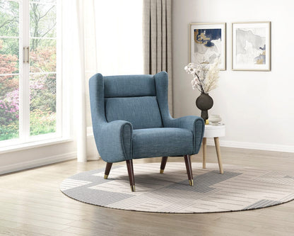 Homelegance  - Greta Accent Chair in Blue - 1098BUE-1  view 6
