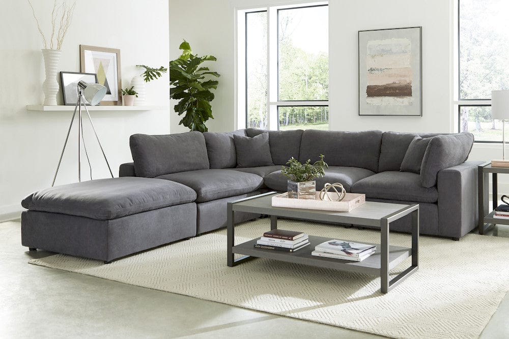 Homelegance  - Guthrie Armless Chair in Gray - 9546GY-AC  view 2