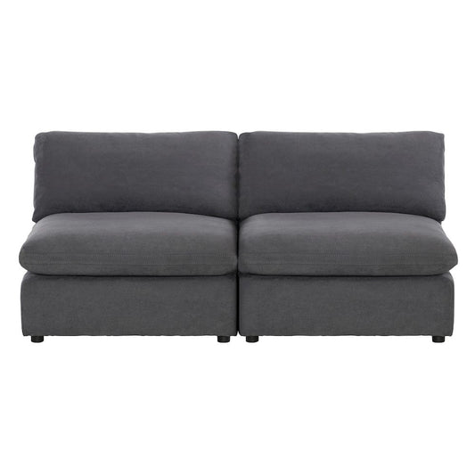 Homelegance  - Guthrie Armless Love Seat - 9546GY-2ACx  view 1