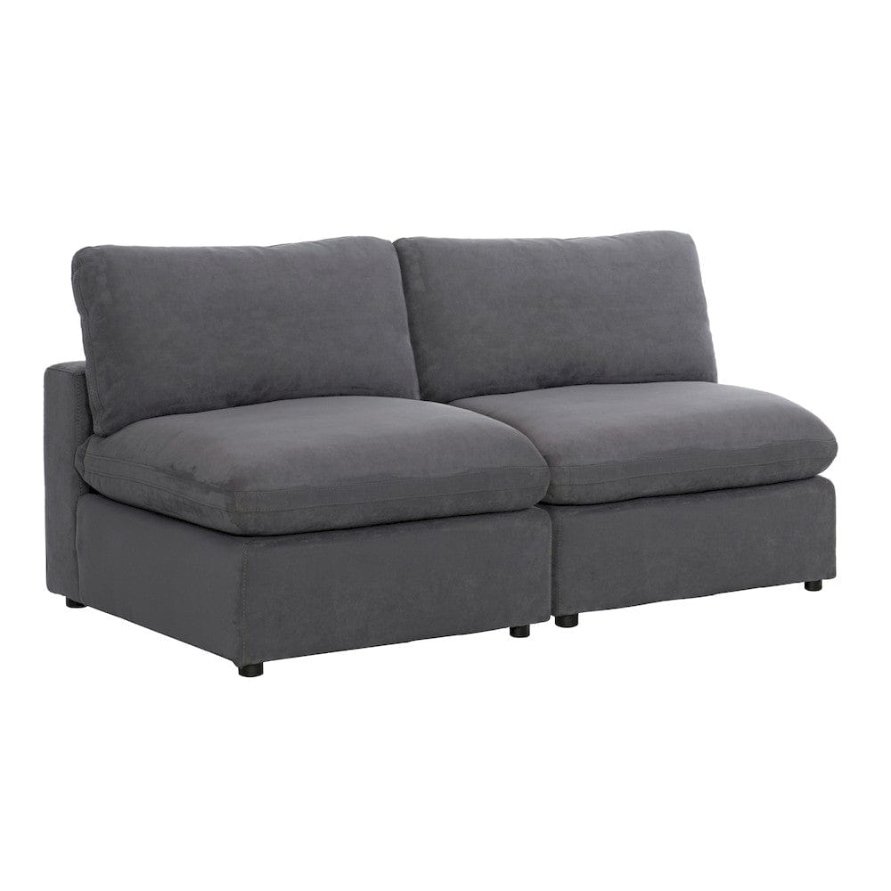 Homelegance  - Guthrie Armless Love Seat - 9546GY-2ACx  view 2