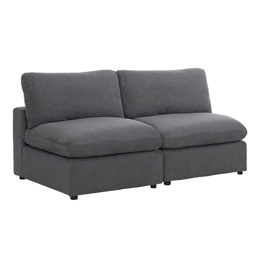 Homelegance  - Guthrie Armless Love Seat - 9546GY-2ACx  view 2