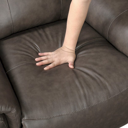 Homelegance  - Hadley Swivel Glider Reclining Chair in Dark brown - 9144DB-1  view 11