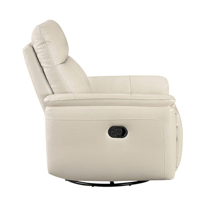 Homelegance  - Hadley Swivel Glider Reclining Chair in Taupe - 9144TP-1  view 2