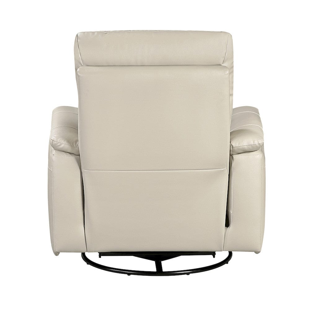 Homelegance  - Hadley Swivel Glider Reclining Chair in Taupe - 9144TP-1  view 4