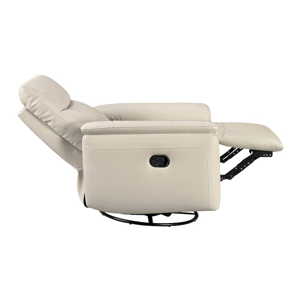 Homelegance  - Hadley Swivel Glider Reclining Chair in Taupe - 9144TP-1  view 6