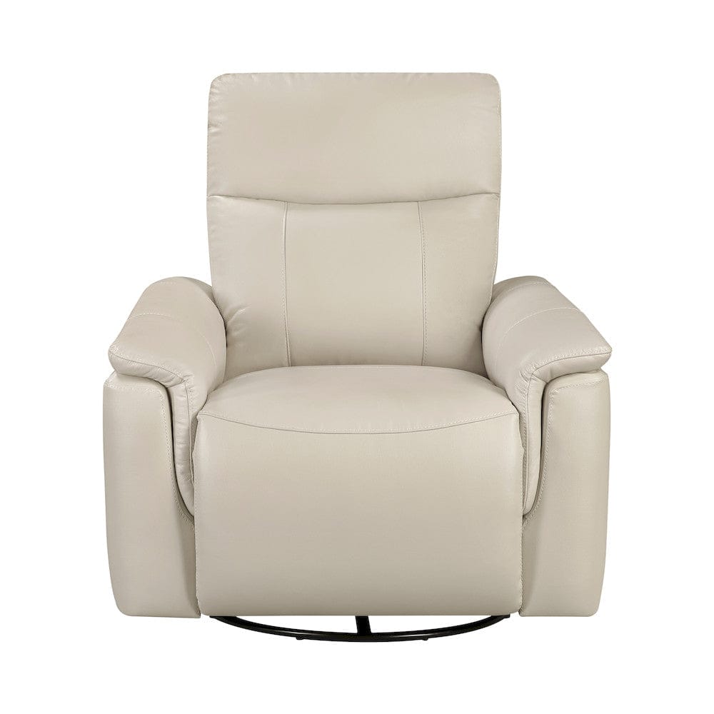 Homelegance  - Hadley Swivel Glider Reclining Chair in Taupe - 9144TP-1  view 7