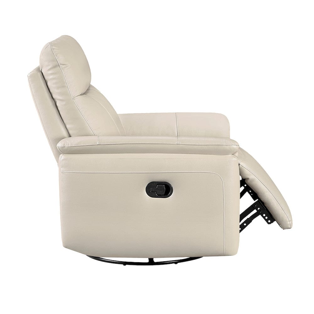 Homelegance  - Hadley Swivel Glider Reclining Chair in Taupe - 9144TP-1  view 9