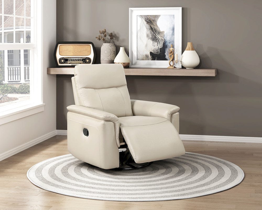 Homelegance  - Hadley Swivel Glider Reclining Chair in Taupe - 9144TP-1  view 11