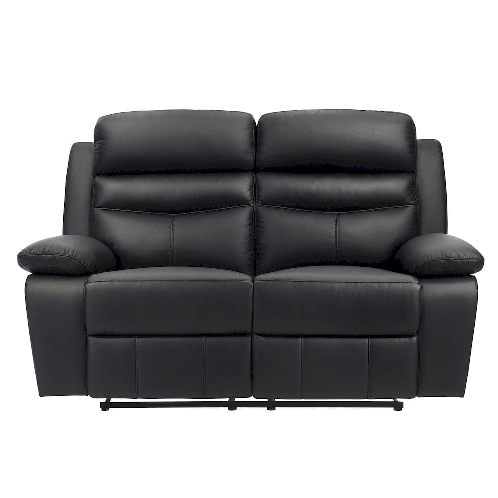 Homelegance  - Hancock Double Reclining Love Seat in Black - 9628BLK-2  view 1