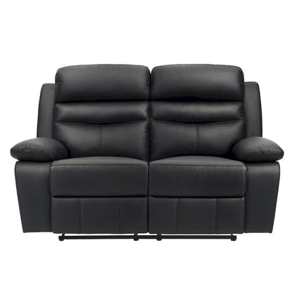 Homelegance  - Hancock Double Reclining Love Seat in Black - 9628BLK-2  view 1
