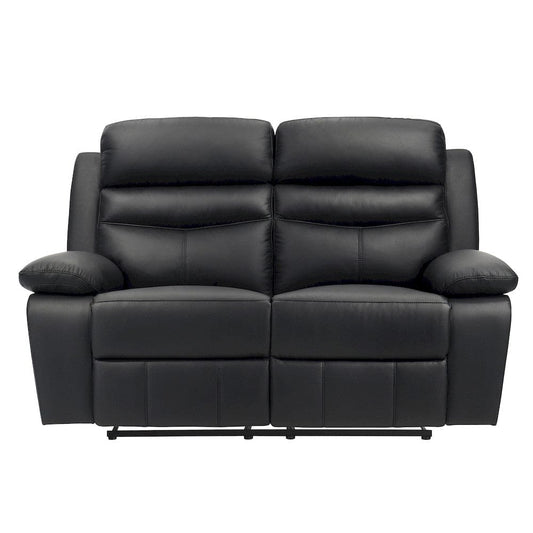 Homelegance  - Hancock Double Reclining Love Seat in Black - 9628BLK-2  view 1