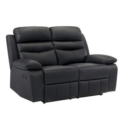 Homelegance  - Hancock Double Reclining Love Seat in Black - 9628BLK-2  view 2