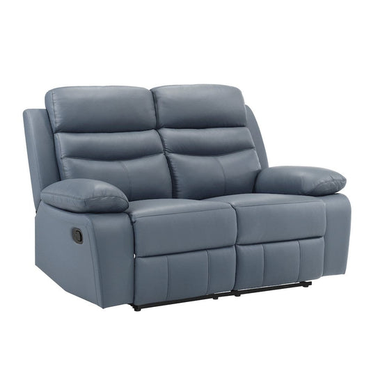 Homelegance  - Hancock Double Reclining Love Seat in Blue - 9628BUE-2  view 1