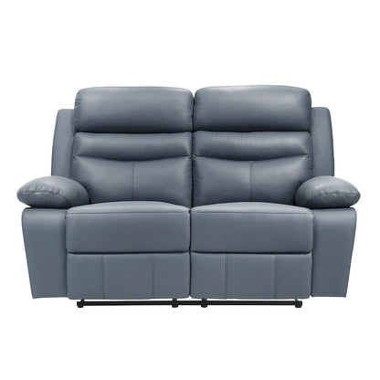 Homelegance  - Hancock Double Reclining Love Seat in Blue - 9628BUE-2  view 6