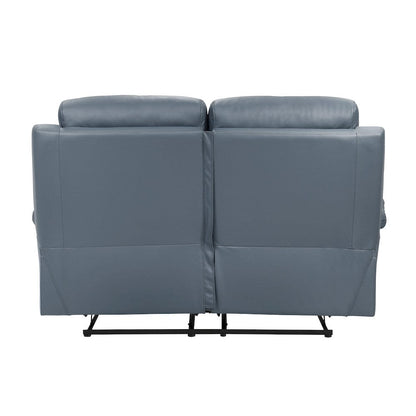 Homelegance  - Hancock Double Reclining Love Seat in Blue - 9628BUE-2  view 7