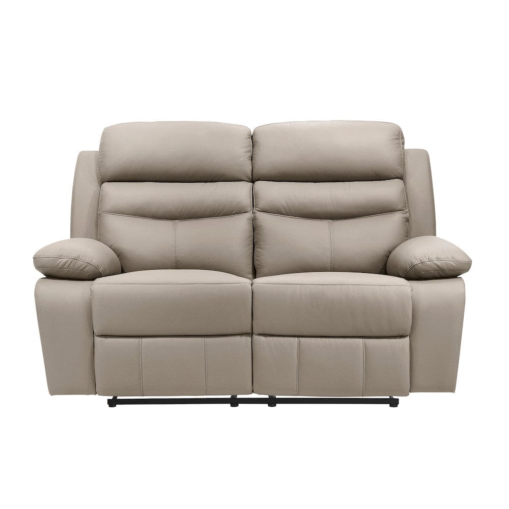 Homelegance  - Hancock Double Reclining Love Seat in Latte - 9628LTE-2  view 1
