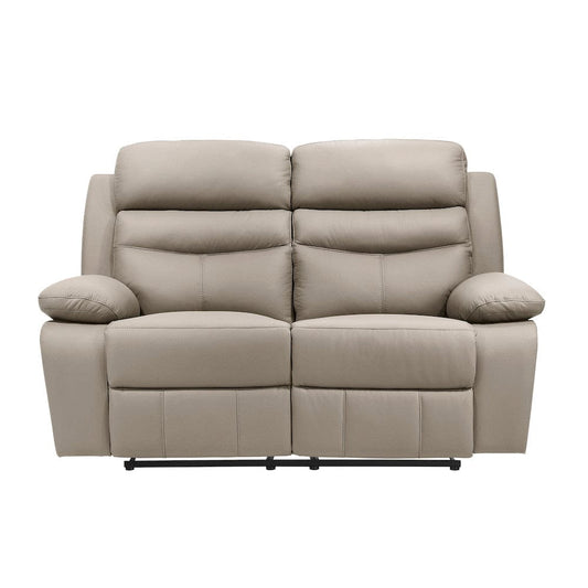 Homelegance  - Hancock Double Reclining Love Seat in Latte - 9628LTE-2  view 1