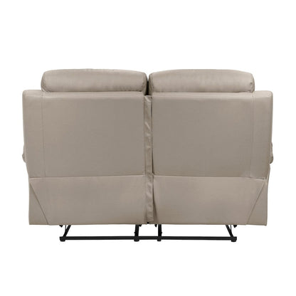 Homelegance  - Hancock Double Reclining Love Seat in Latte - 9628LTE-2  view 3