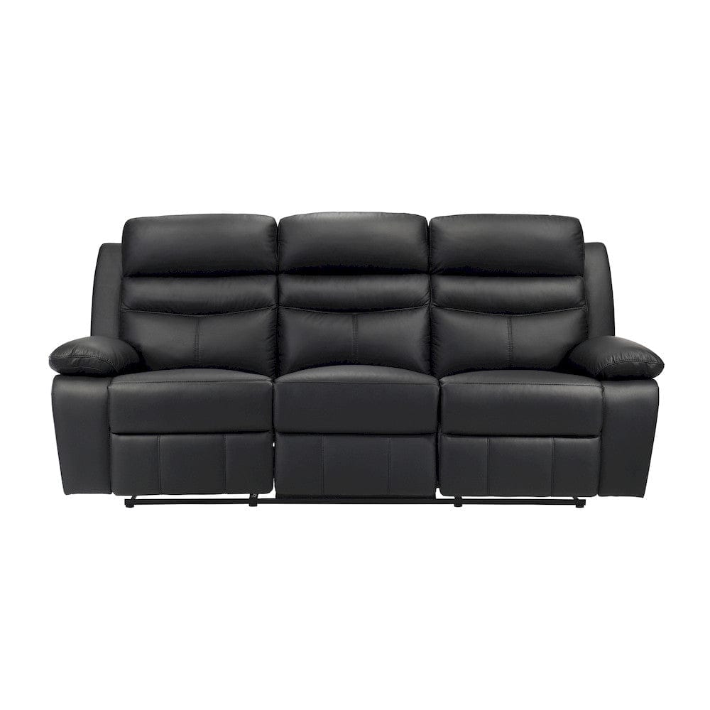 Homelegance  - Hancock Double Reclining Sofa in Black - 9628BLK-3  view 1