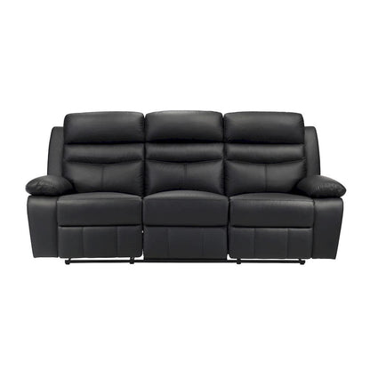 Homelegance  - Hancock Double Reclining Sofa in Black - 9628BLK-3  view 1