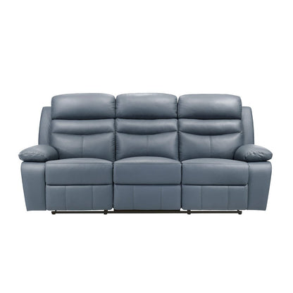 Homelegance  - Hancock Double Reclining Sofa in Blue - 9628BUE-3  view 1