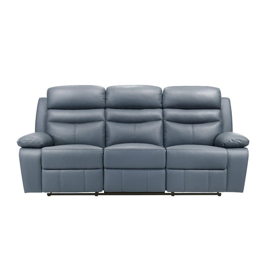 Homelegance  - Hancock Double Reclining Sofa in Blue - 9628BUE-3  view 1