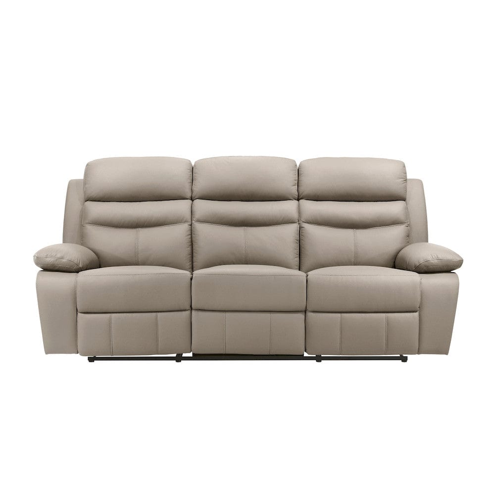 Homelegance  - Hancock Double Reclining Sofa in Latte - 9628LTE-3  view 1