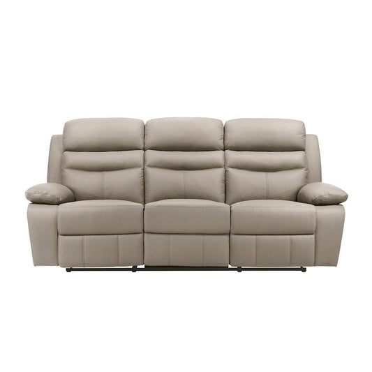 Homelegance  - Hancock Double Reclining Sofa in Latte - 9628LTE-3  view 1