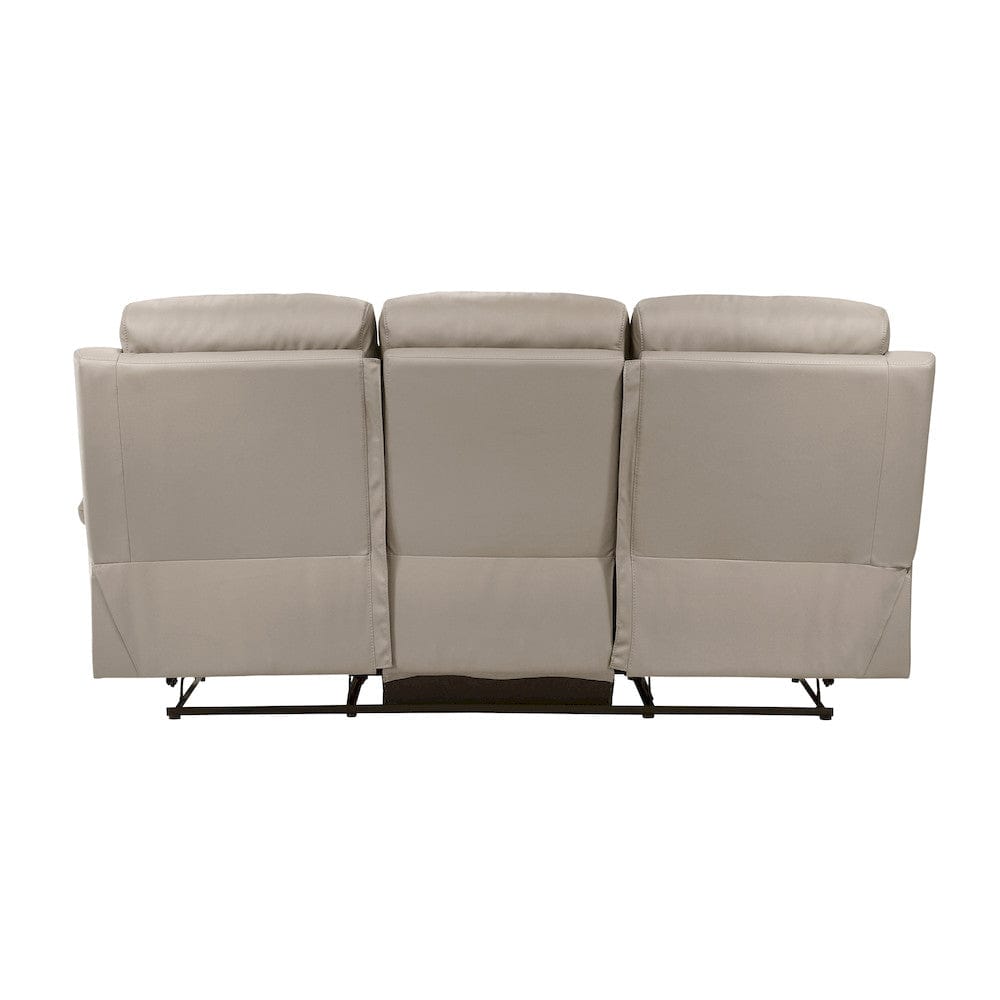 Homelegance  - Hancock Double Reclining Sofa in Latte - 9628LTE-3  view 3
