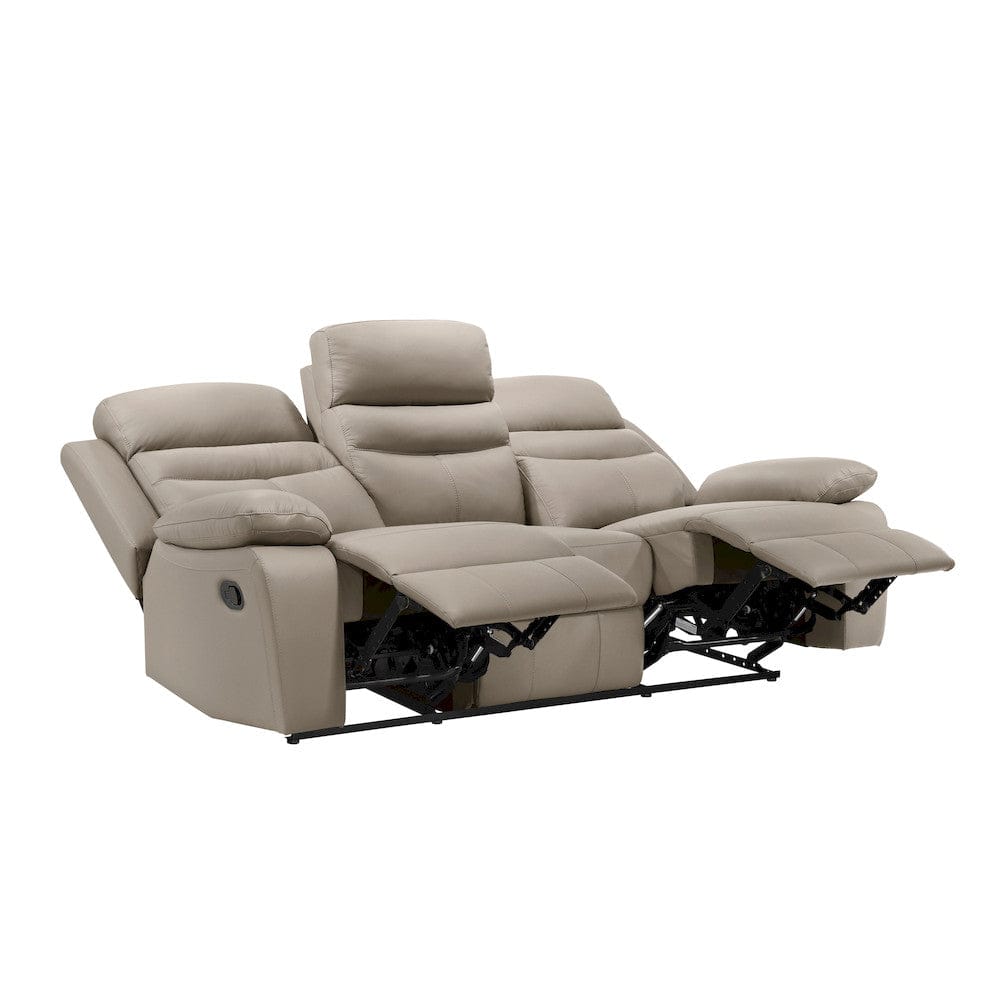 Homelegance  - Hancock Double Reclining Sofa in Latte - 9628LTE-3  view 4