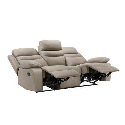 Homelegance  - Hancock Double Reclining Sofa in Latte - 9628LTE-3  view 4
