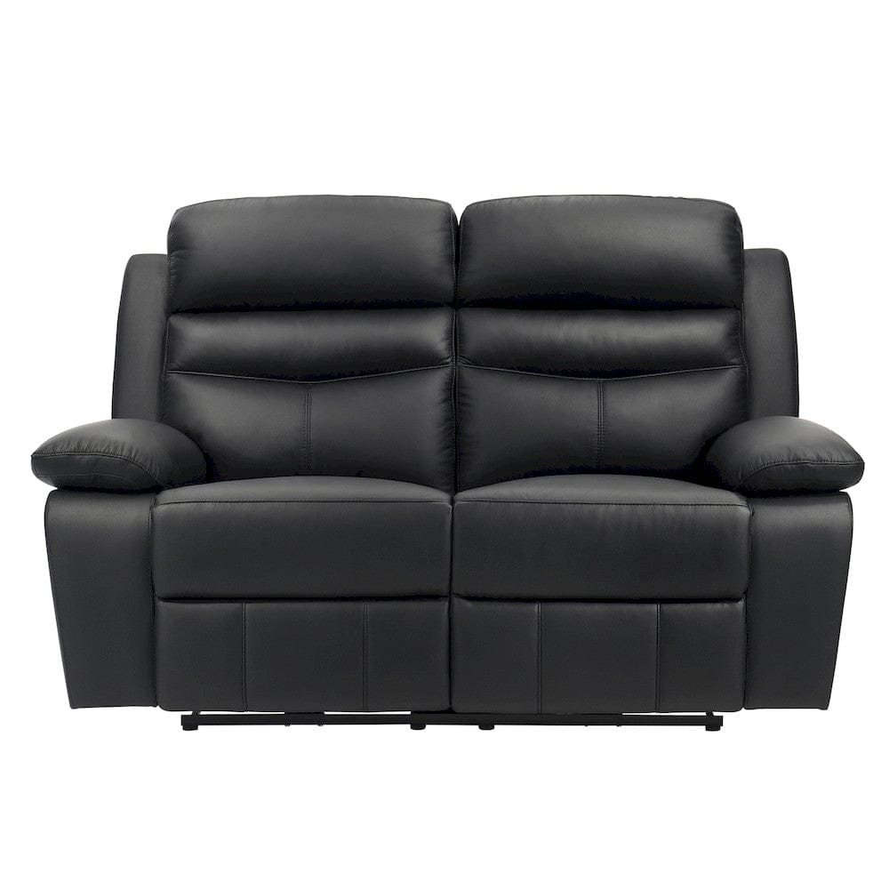 Homelegance  - Hancock Power Double Reclining Love Seat in Black - 9628BLK-2PW  view 1